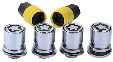 Bulloni cerchioni Dadi antifurto per ruote M12x1,5 4 dadi + 2 chiavi