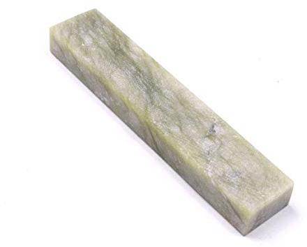 CBRIGHT Messer Schleifstein 1PC 10000# Wetzstein Mini Final Fein poliert natürliche grüne Sharpener Ölstein (3.93x0.79x0.39Inch)