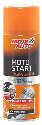 Moje Auto Starthilfespray 400ml, Motorstarthilfe, Kaltstarthilfespray, Selbststart Engine Spray, Perfekt für Benzinmotoren, Dieselmotoren, Motorräder, Mäher, Sägen, Korrosionsschutz und Pflege
