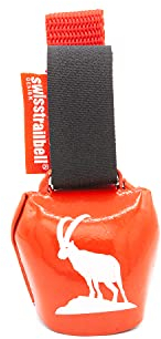 swisstrailbell Red Steinbock Weiss rotes Band