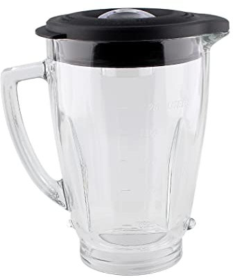 Anbige Replacement Parts 6-Cup Glass jar with Lid, Compatible with Oster Pro 1200 Blenders