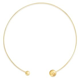 Calvin Klein Collana Rigida Aperta da Donna Collezione SCULPTURAL BUBBLES in Oro Giallo - 35000785