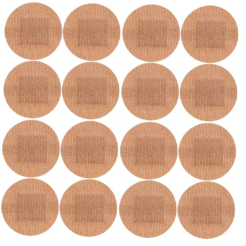 Mikikit 50 Piezas Unidades Apósitos Adhesivos de Tela Elástica Transpirable para Heridas Vendajes Flexibles para Articulaciones y Dedos Protectores Cómodos y Prácticos