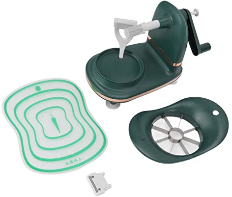 HOSEONFN Pelafrutta a Manovella, Funzionamento Semplice, Pelapatate Manuale con Base a Ventosa, per Uso Domestico, Strumento Pelapatate Efficiente, Design Compatto, Facile da