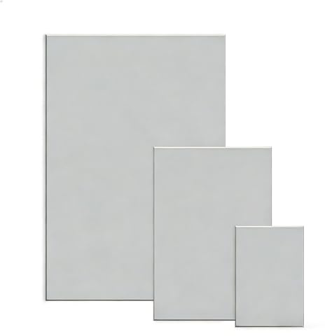 Placas de Linóleo A4 A5 A6 Corte Suave Polímero Hojas en Goma Flexible,para Impresión/Linograbado para Arte Gráfico y Sellos.para Principiantes (Gris)