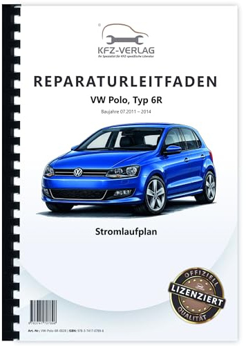 VW Polo 5 Typ 6R 2011-2014 Schaltplan Stromlaufplan Verkabelung Elektrik Pläne