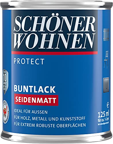 Profidur Buntlack 125 ml RAL 8011 Nussbraun Seidenmatt Schöner Wohnen