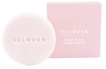 Valquer Champú Solido Petal Fórmula Zero para Cabello Seco. Repara, Nutre y Suaviza Consiguiendo un Pelo Cuidado y Desencrespado, con Aceite de Coco y Aloe Vera. Vegano y Natural. 50 g.