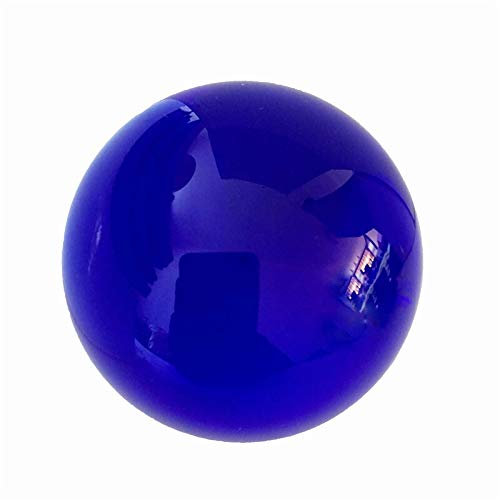 caihuashopping Fotokugel 100mm Kristallkugel Künstliche Glaskugel Dekorative Kristallkugelfotografie Foto Requisiten für Dekoration Glaskugel Fotografie (Color : Blue, Size : 100mm)