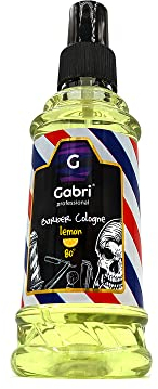 Gabri No:7 Lemon After Shave Barber Cologne 150ml - 80° Agua De Colonia Para Hombre, Colonia De Peluquería, Relajante, Calmante, Calmante, Refrescante