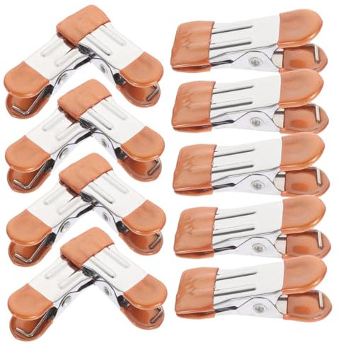CAXUSD 1ensemble Pince à Linge Acier Inoxydable Anti-Glisse Lot de Clip De Séchage Robuste pour Vêtements Et Draps