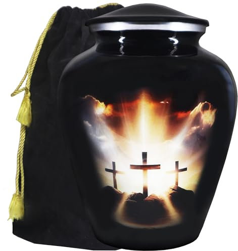 Black Cross Große Urnen für Erwachsene