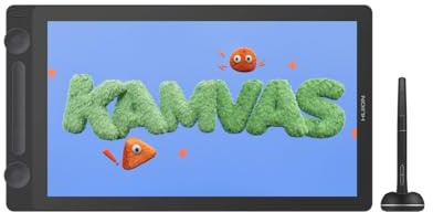 HUION KAMVAS 16 (Gen 3) ritplatta med skärm, 15,8 tum 2,5 K QHD Art Tablet med flimmerfritt laminerat glas, 99 % sRGB, PenTech 4.0, 16384 penna, dubbla riktningar för Mac, PC, Android
