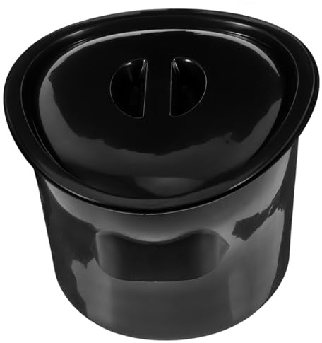 COLLBATH Orinal Portátil Unisex con Tapa Bacinilla para Ancianos y Pacientes Cómodo y Fácil de Limpiar para Cama y Viaje