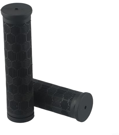 ZUZZEE Twist Shifter - Manopole in Gomma TPR per Manubrio da 22,2 mm, Controllo Comodo e Sicuro, Facile Installazione Senza Attrezzi, Coppia Nera