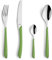 KUPPELS Prisma Ensemble de Couverts de Table, Menagere 24 pieces pour 6 personnes, Service de Couverts, Acier Inoxydable