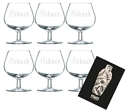 Asbach Schwenker Glas 6er Set Gläser