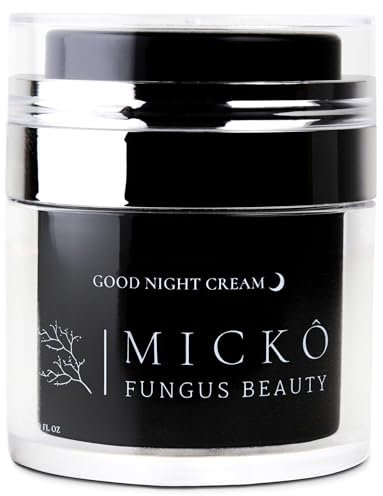 MICKÔ Crema de Noche Antiarrugas para Mujeres y Hombres, Crema con Retinol, Niacinamida, y Vitamina C, Crema Facial para Manchas, Vegana, Crema Antiedad, Crema Coreana Skincare, Crema Hidratante, 50ml