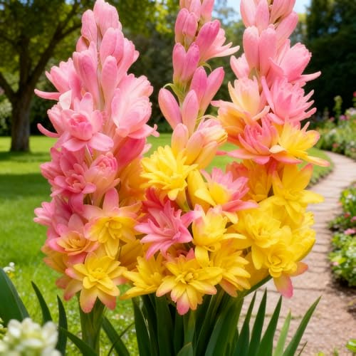 Hermoso nardo, bulbo resistente, perenne, romántico, regalo, decoración de interiores, jardín.-6 bulbo-H