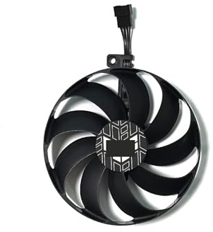 WANGYOZ 3 graphics card fans CF9010U12D PLD09210S12H DC12V for ASUS for TUF for RTX 3060 TI 3070 3080 3090 GPU Laptop parts(4 pin)