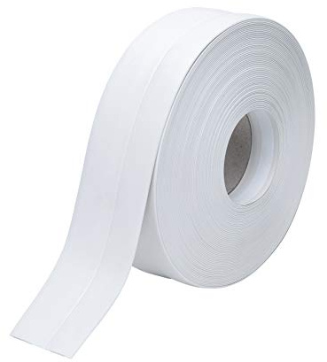 Battiscopa in PVC – 32 x 23 mm – autoadesivo – rotolo da 25 m – bianco
