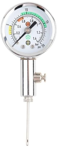 Vbestlife Ball Manometer, Luftdruckmesser Barometer Tool Stellen Sie den Druck für Basketball Football Volleyball ein