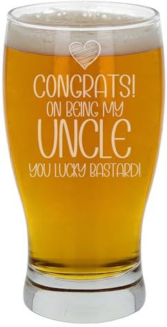 Always Looking Good Engraved Beer Glass - Personalised Birthday Gift for Men