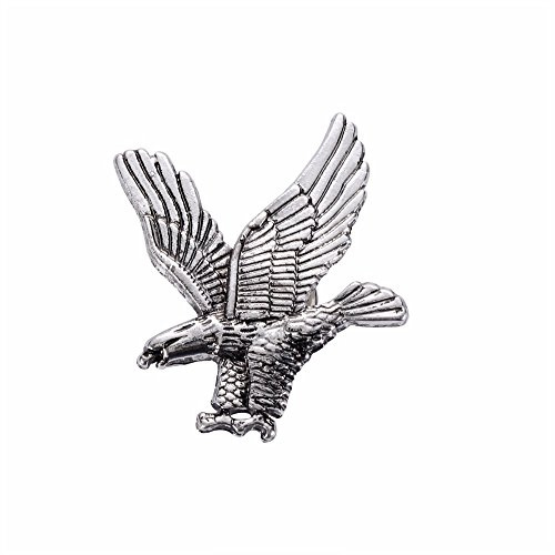 Patch Nation Goldener Adler zu Jagen Badge Pin Pins Anstecker Cosplay Brosche (Silber)
