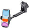 APPS2Car Soporte Móvil Coche, [Ultra Potente Ventosa], Soporte Universal para Teléfono en Parabrisas y Salpicadero, Soporte Móvil para Coche Antivibración con Brazo Ajustable y Giro de 360°