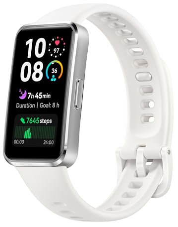 HUAWEI Band 10 Smartwatch Aluminum Alloy Case up to 14 Days Battery Life, iOS & Android, Average Sleep HRV and Sleep Insights with an AI-powered Fitness Monitoring Tracker, Sleep Breathing Awareness