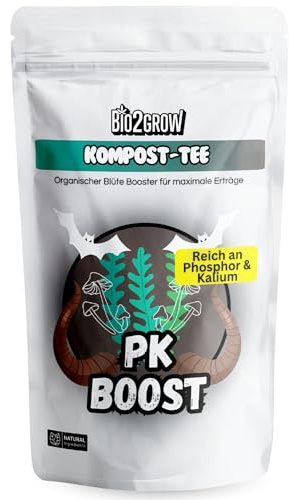 Bio2Grow Kompost-Tee Blüte 1 Kg - Dünger Organisch Grow Anbau Outdoor Indoor Pulver Automatik