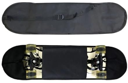 SUBLXPoten Skateboard Tragetasche Tasche 80CM Skateboard Tragen Tasche Einstellbare Schnalle Zipper Rucksack Waschbar Große Kapazität