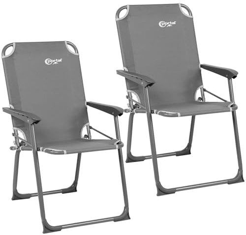 Portal Campingstuhl faltbar Klappstuhl Camping bis 150kg belastbar