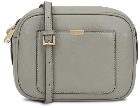 PAUL COSTELLOE Genuine Leather Crossbody Bag With Adjustable Strap & Branded Gold Hardware - Stylish & Versatile Over The Shoulder Bag For Women, SAZAVA