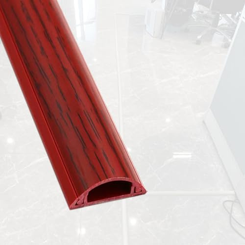 calpestabile passacavi Striscia Di Canalina Per Modanature, Altezza Esterna 10, 11, 14, 18 Mm, Copertura Autoadesiva Per La Gestione Dei Cavi Per La Sala Computer(B,L x Outer Width 150cm x 50mm)