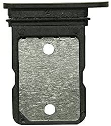 Emplacement pour Plateau de Support de Carte SIM Adaptateur Micro SD Remplacement de Prise Compatible avec Google Pixel 5 Noir