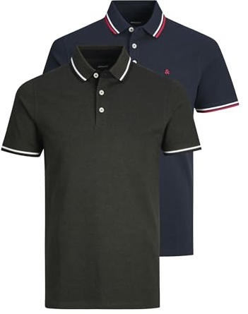 JACK & JONES herr jjepaulos polo s noos Polotröja (1-pack)