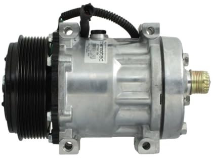 THERMOTEC KTT090384 Compresseur de clim SD7H15 PAG 46 R134a Compatible avec IVECO EUROCARGO I-III, DAF 75