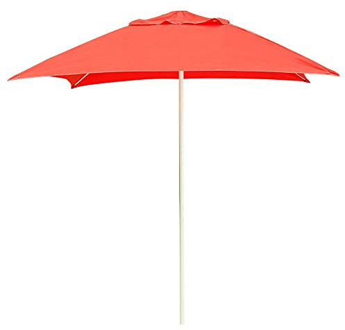 HUIBBGO Parasol de Jardin rectangulaire de 2 m, auvent résistant aux UV, Facile à Ouvrir pour Plage, Balcon, terrasse, Jardin, abri extérieur, Pare-Soleil