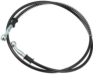 Tubi Freno, Frizione e Olio per Moto, Rivestiti, Neri, Design Elegante, 140 cm (55,12 Pollici)