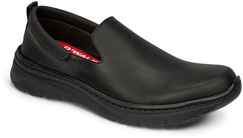 DIAN - Marsella Plus Negro 43, Zapato de Trabajo para Sanidad y Hosteleria, Zapato Laboral Unisex, Transpirables, Plantilla Acolchada y Flexible. Antideslizante y Antiestático.