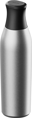 BLANCO Bottiglia d'acqua, in acciaio inox, a doppia parete, isolata da 700 ml, per acqua di rubinetto frizzante, calda e normale, mantiene le bevande fredde o calde fino a 24 ore