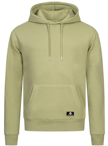 Höhenhorn Janga huvtröja herr luva pullover huvtröja sweatshirt av högkvalitativ bomull, Pastellgrön, XXL
