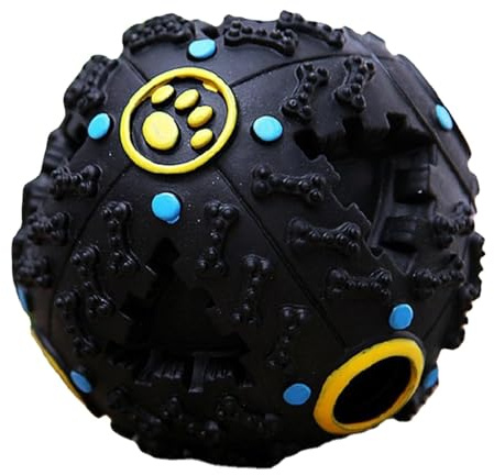 Juguete para perros con sonido de risa – Dispensador de comida para perros | Pelota para perros Pawcia | Juguete interactivo para perros con sonido | Pelota interactiva de rompecabezas para perros