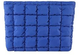 HFLZBRO Gesteppte Make-up-Tasche, Kosmetiktasche, Reise-Kulturbeutel, Organizer, Clutch für Damen