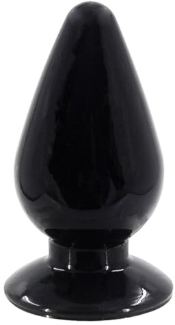 BDSMJOY Große Analplug Buttplug Analkugeln Analspielzeuge Fisting Sexspielzeug Analdehner Anal Expander erotisches Sex Spielzeug für Paare Frauen Männer extrem Sex (Schwarz, M)