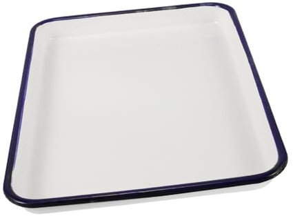 Warmhm Teglia Da Forno Smaltata Per Cucina Teglia Riscaldante in Ghisa Resistente Al Calore Usura Facil Pulire Usare