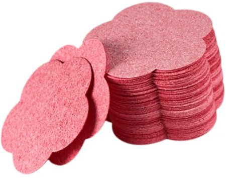 CALLARON 50stücke Komprimierte Gesichtsschwämme Blume Form Gesichtsschwämme Make-up Entfernung Zellstoffmaterial Für Reisen Und Hautpflege
