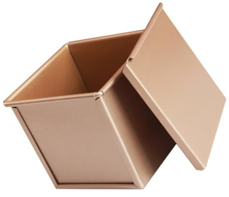 IWOWHERO Stampo per Pane con Antiaderente da Teglia per Pane DIY Texture con Design Elegante Scatola per Toast con Ermetico per Conservazione e Trasporto Adatto Varie Tecniche Cottura
