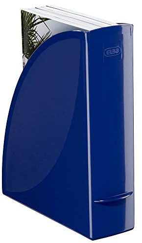 Elba 400091710 Stehsammler wave, DIN A4 aus Kunststoff, blau